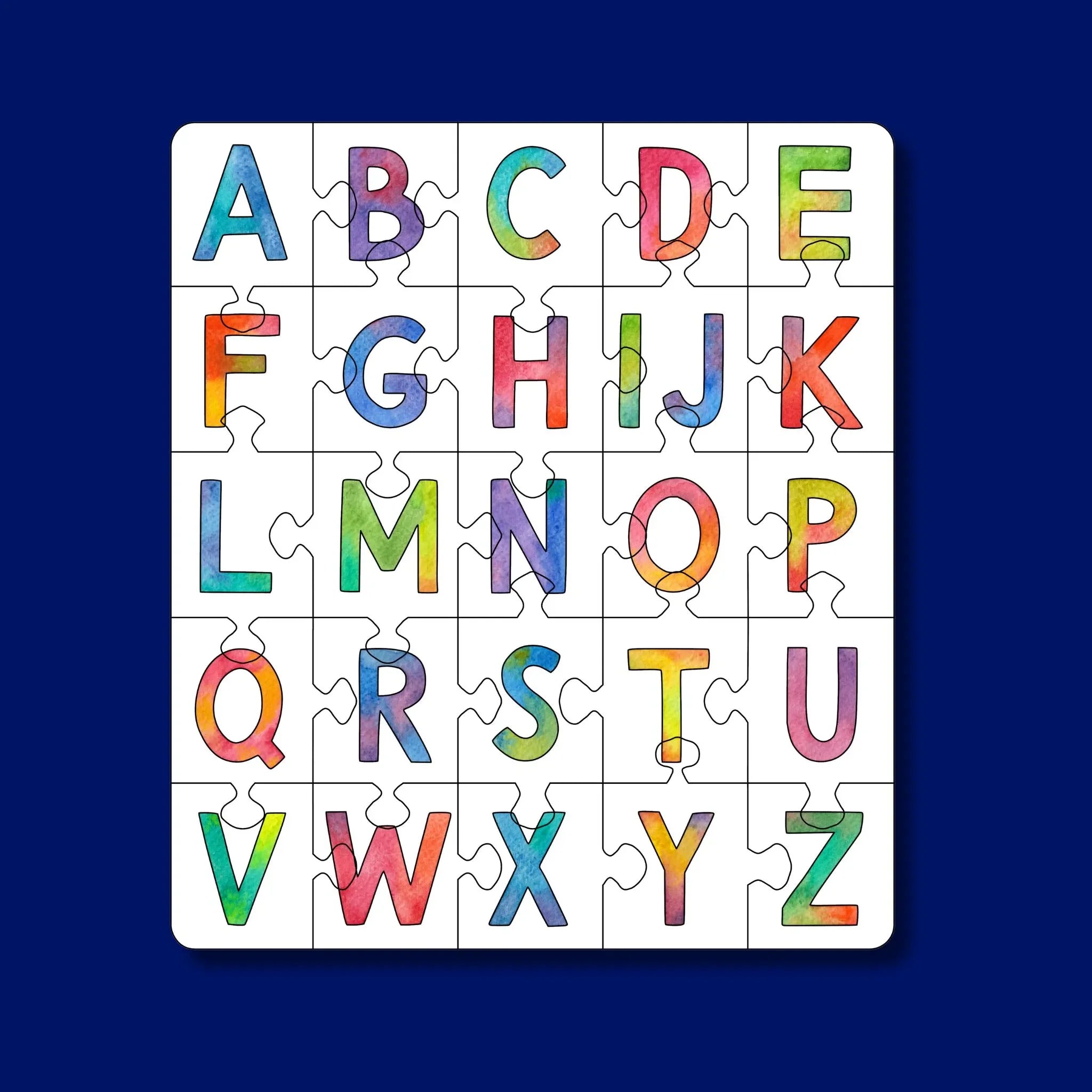 Alphabet Puzzle - Double-sided