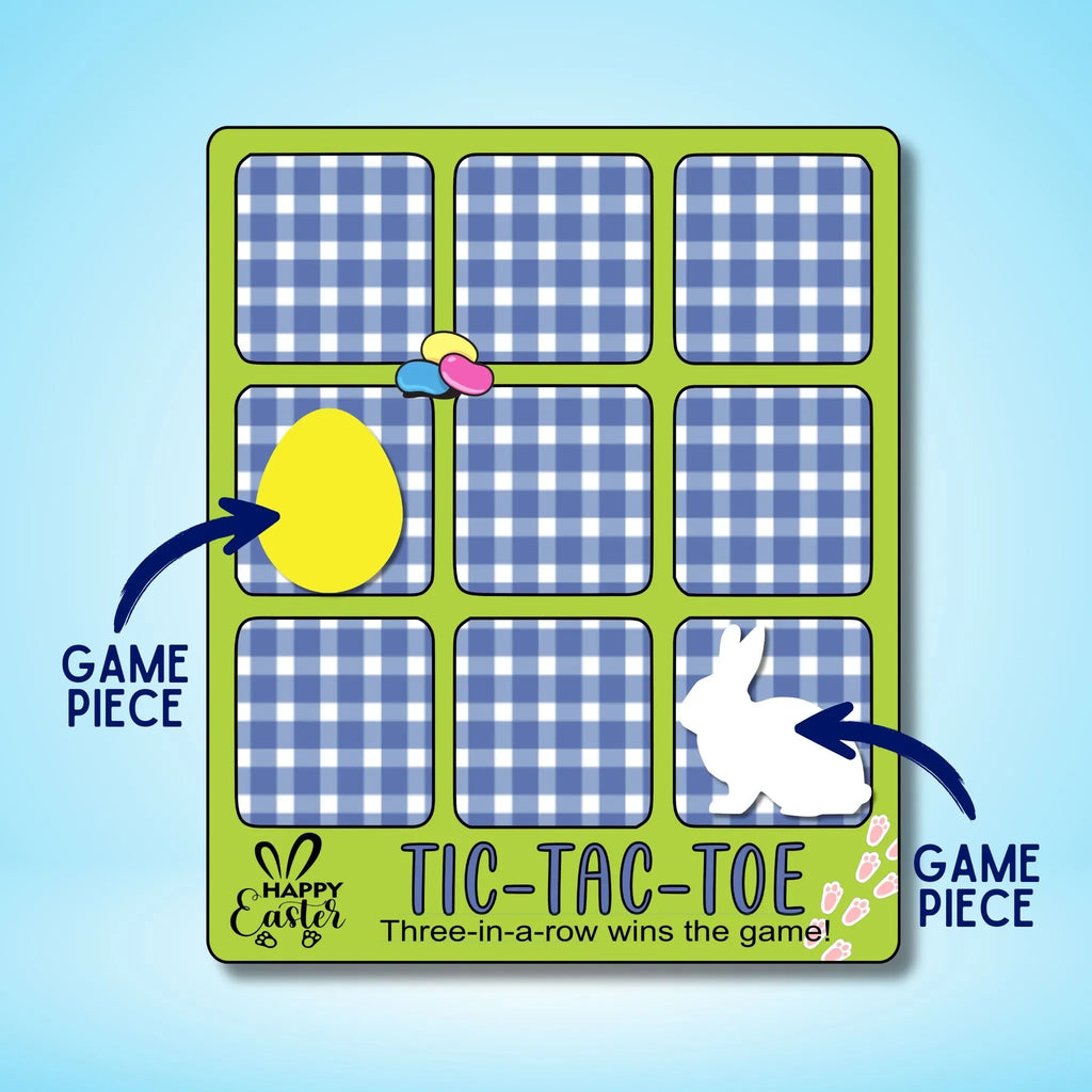 Easter Themed Tic Tac Toe Board Game